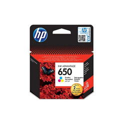 HP 650 DeskJet 2515 Renkli Orijinal Kartuş 