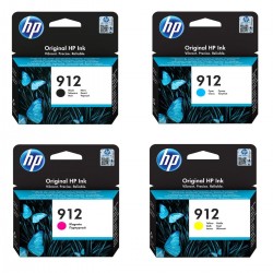 HP - HP 912 Orjinal Kartuş Seti Tüm Renkler