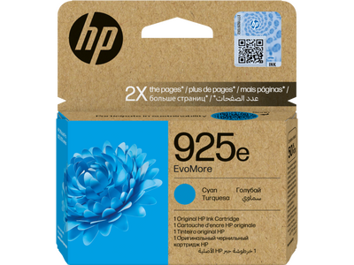 HP 925e (4K0W0PE) Mavi Orjinal Yüksek Kapasite Mürekkep Kartuş - 1