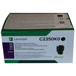Lexmark - Lexmark C2425 Siyah Orjinal Toner C2350K0