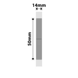 Niimbot ES14x50 mm 125 adet Mat Gümüş Renkli Etiket (B18/N1) - 1