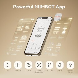 Niimbot K3 Göl Mavisi Termal Etiket Yazıcı - 6