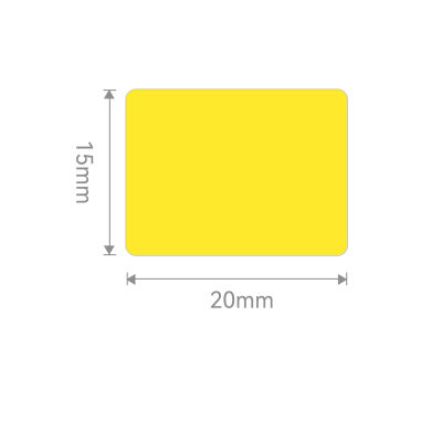 Niimbot PL20x15mm 355 Adet Sarı Etiket (M2) - 2