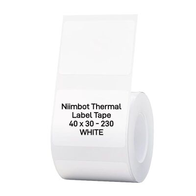 Niimbot T40x30mm 230 adet Beyaz Etiket (B1,B21S,B3S) - 3